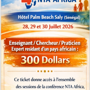 Enseignant / Chercheur / Praticien / Expert résidant d’un pays africain